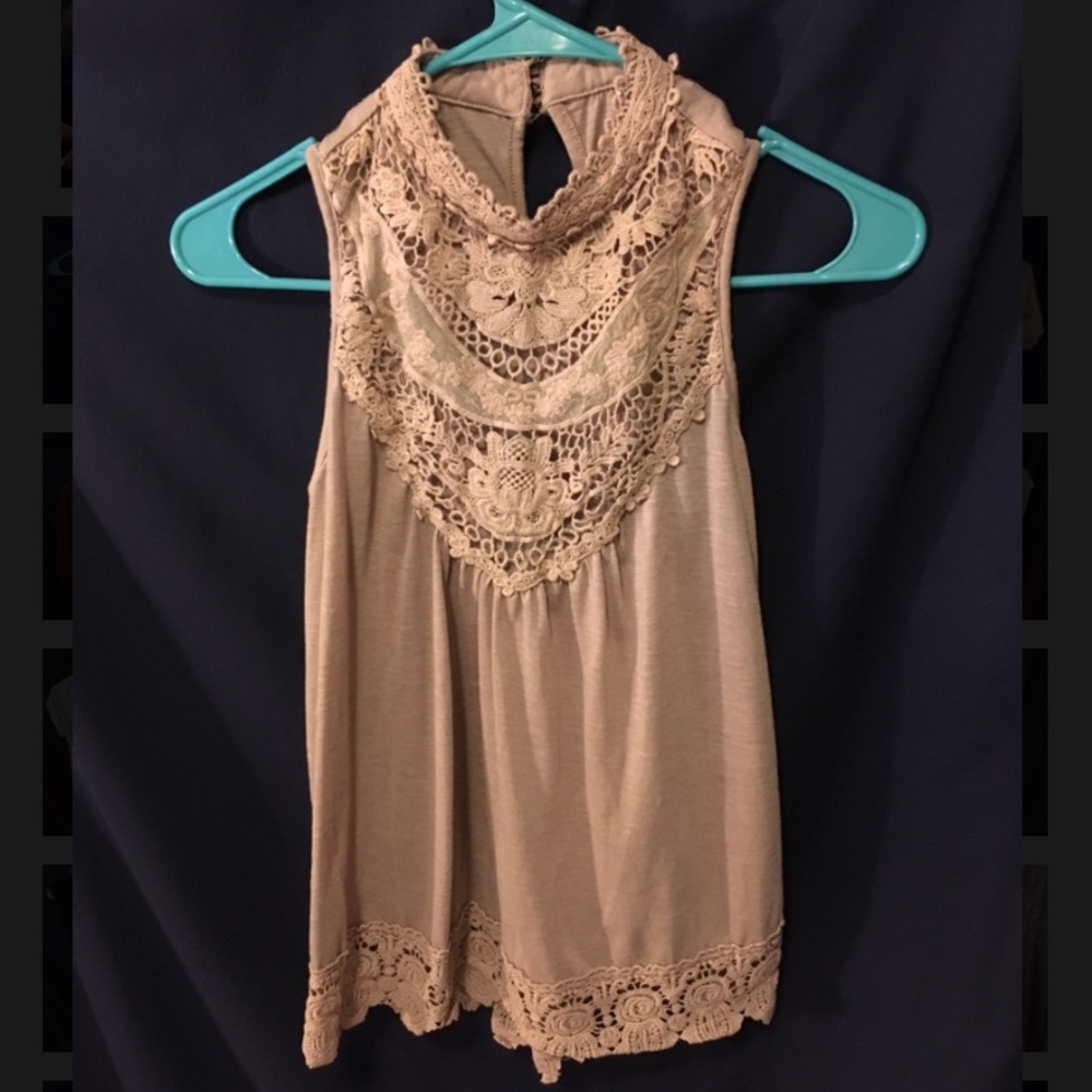 Super Cute High Neck Tank Top